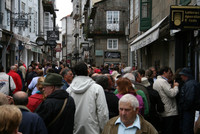 In der Altstadt von Santiago de Compostela