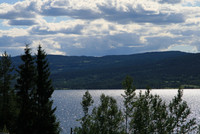 Der Mjøsa-See südlich von Lillehammer