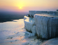 Sonnenuntergang in Pamukkale