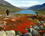 Norwegen - Wanderer im Fjell