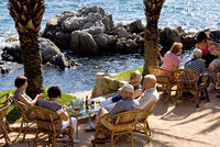 Cocktails schlürfen und die Aussicht genießen